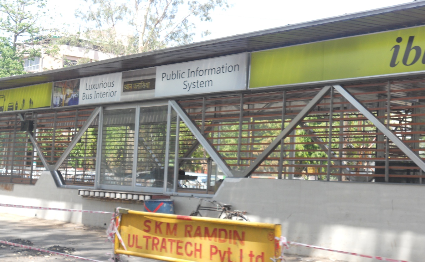 Construction Fabrication & Erection of Bus Shelters along  BRTS, Package -2      (Niranjanpur Square to Palasia Square) Indore