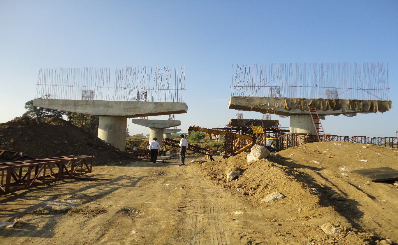 Construction of Flyover, ROB & Bridges at Narsinghpur