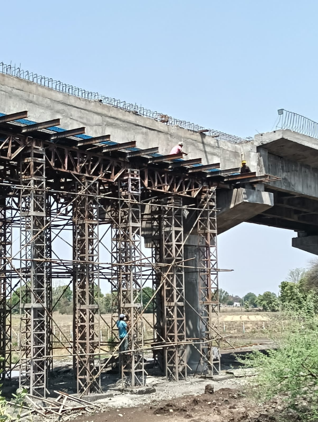 Public Works Department Bridge Division, M.P.  (Total Cost – Rs, 52,19,04,439.00/-) LC-03 Railway Overbridge Nagda-Kota Railway Section